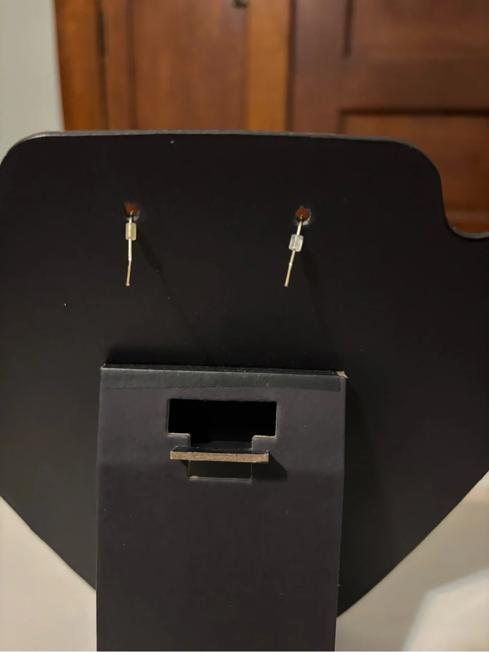 Elegant Gold-Tone Mother of Pearl Teardrop Dangle Earrings Excellent Condition